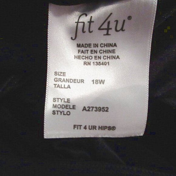 Fit 4 U Tiered Swimsuit Romper Size 18W One Piece Wide Leg Hip Minimizer Slimmin - Picture 6 of 12